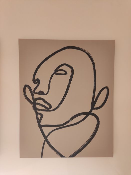 Plakat naciągnięty na ramę