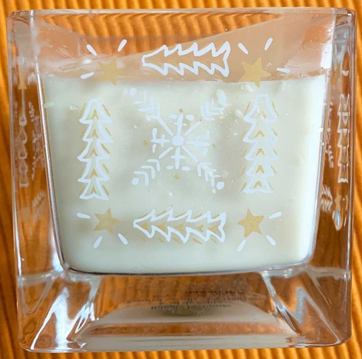 Cubo em Vidro, Vela Natal L’Occitane, Novo