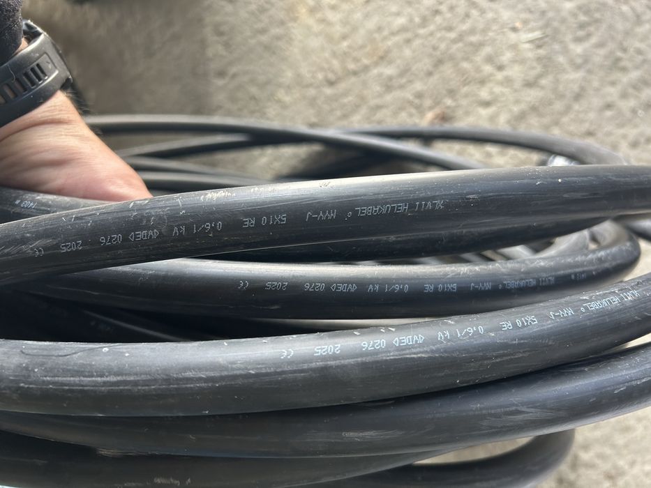 Kabel ziemny zasilajacy 5x 10 NYY-J   18metrow