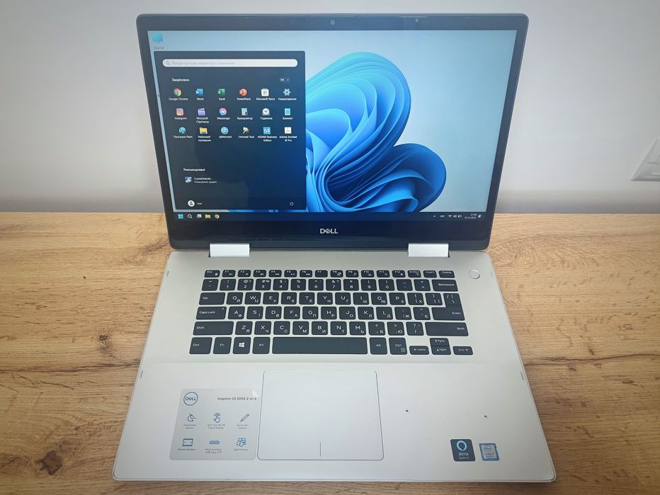15'6 FHD IPS ноутбук трансформер Dell Inspiron 5582/i7-8565U/8GB DDR4