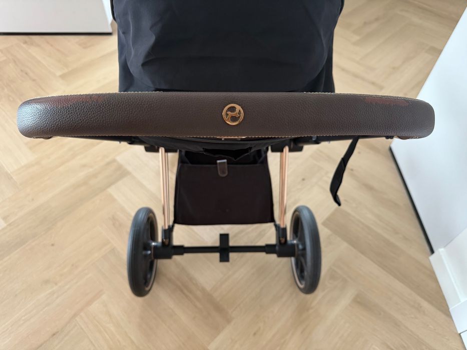 Cybex Priam 2.0 gold rose - spacerówka i gondola
