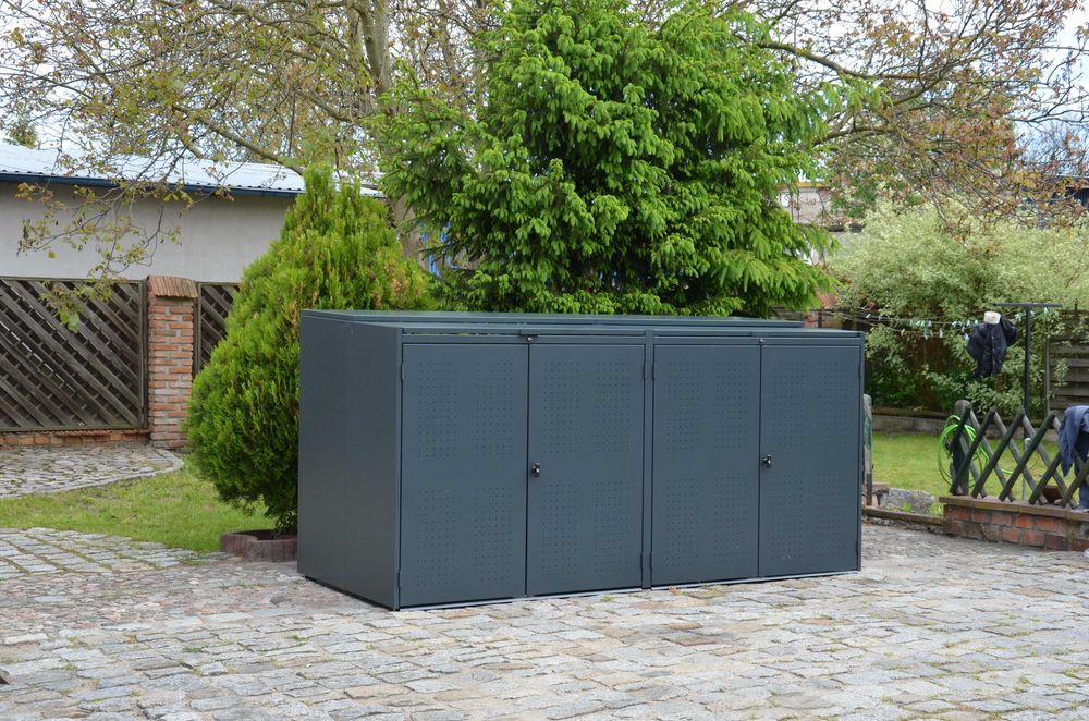 Wiata Altana Śmietnikowa Blaszak Zabudowa Obudowa Koszy 660/1100 L