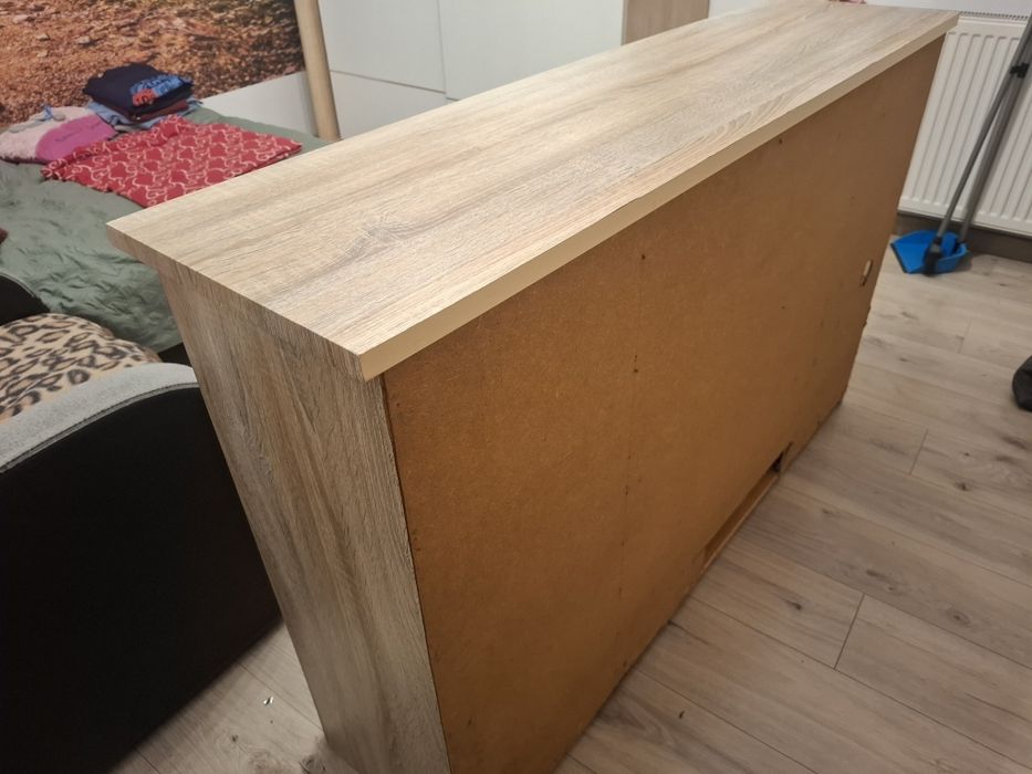 Komoda dab sonoma - biała