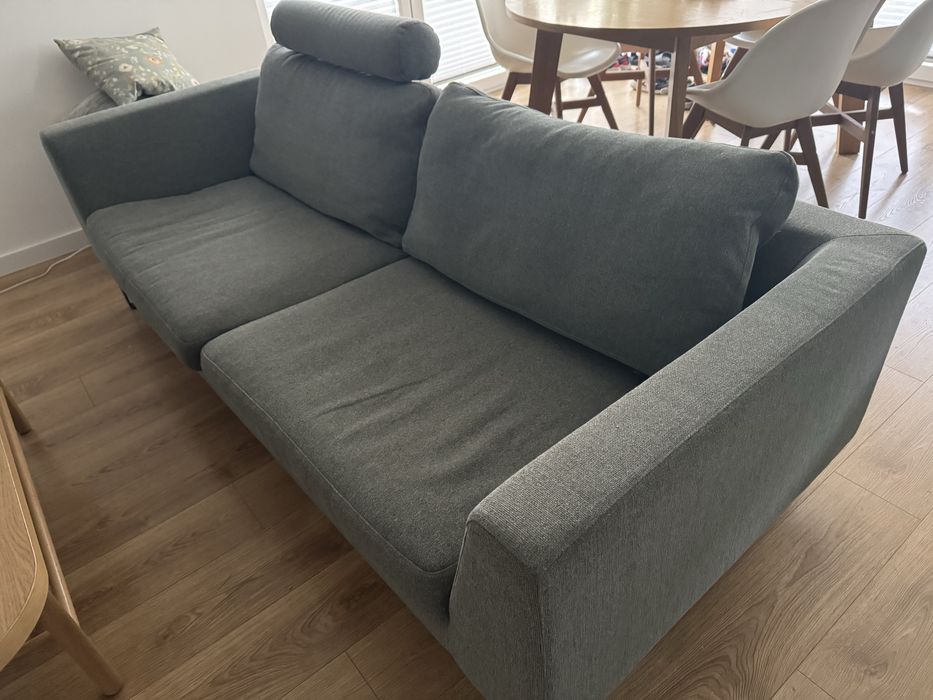 Kanapa SITS odcien zielony OHIO, 3-osobowa, nierozkladana