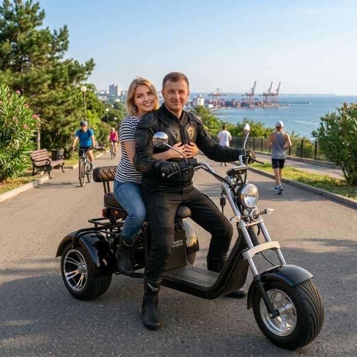 СуперПодарок‼️Трехколесный электроскутер CITYCOCO SMD-302 2000W 40A