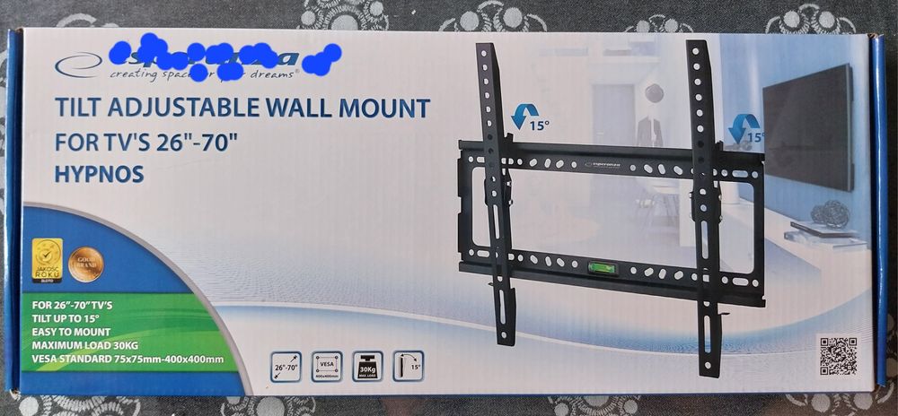 Suporte de Parede para TV 26 até 70" até 30kg, novos em caixa