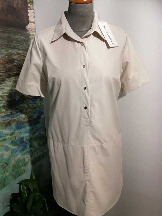 Sukienka guziki kieszenie