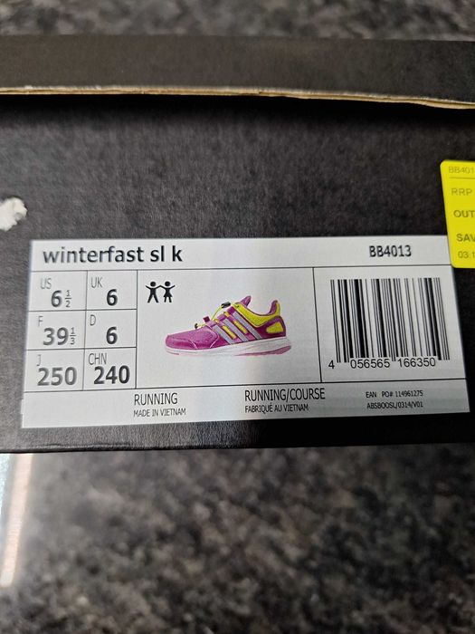 buty damskie adidasy Winterfast SL rozmiar 39 1/3