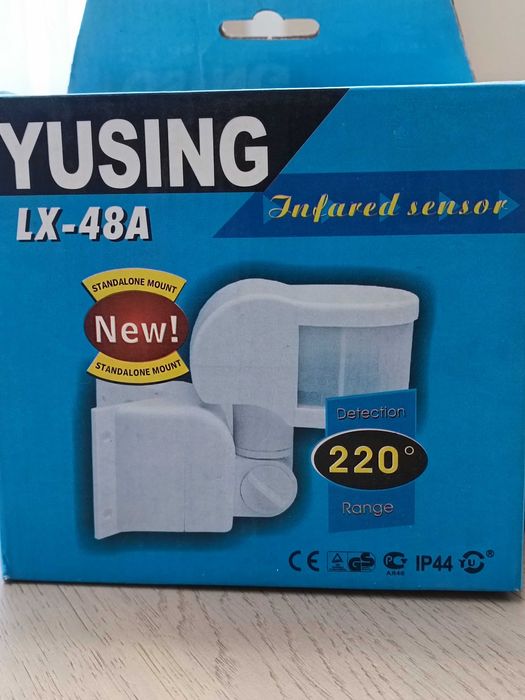 Датчик движения LX 48A 1200w обнаружение 11 м 220° 2.5 м г. Сумы
