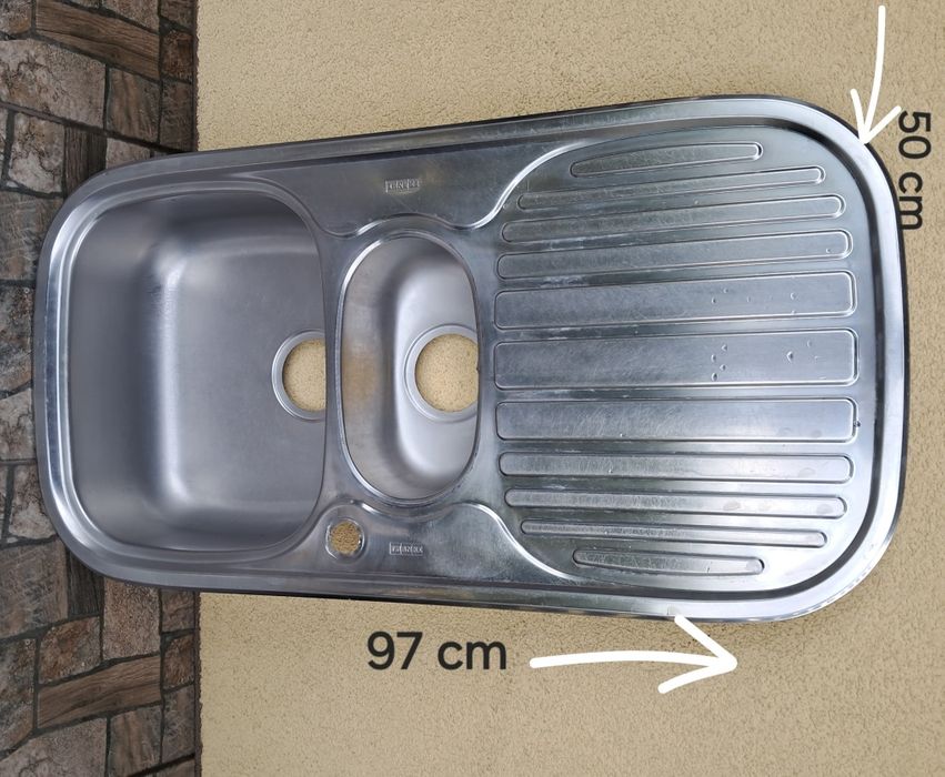 Zlew kuchenny aluminiowy