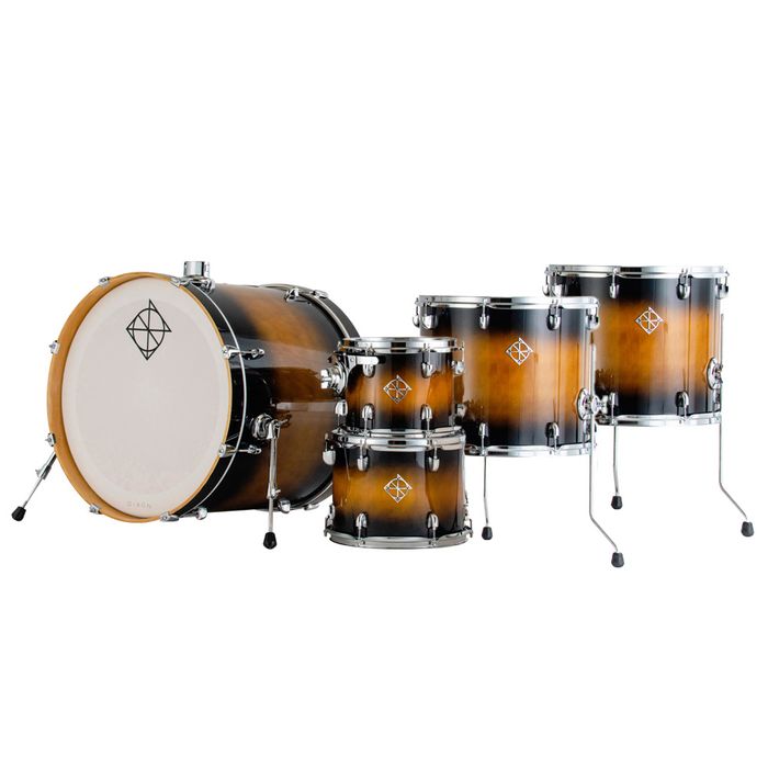Dixon Fuse Maple 22" Rock Shellset kol. Brown Burst