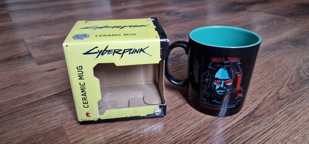 Cyberpunk 2077 kubek johny silverhand oryginalny unikat. Nowy.