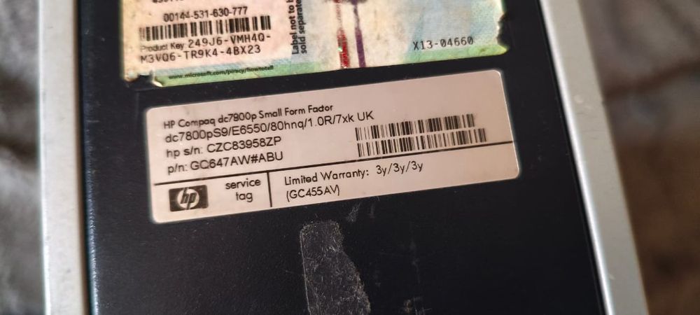 Продам компьютер HP