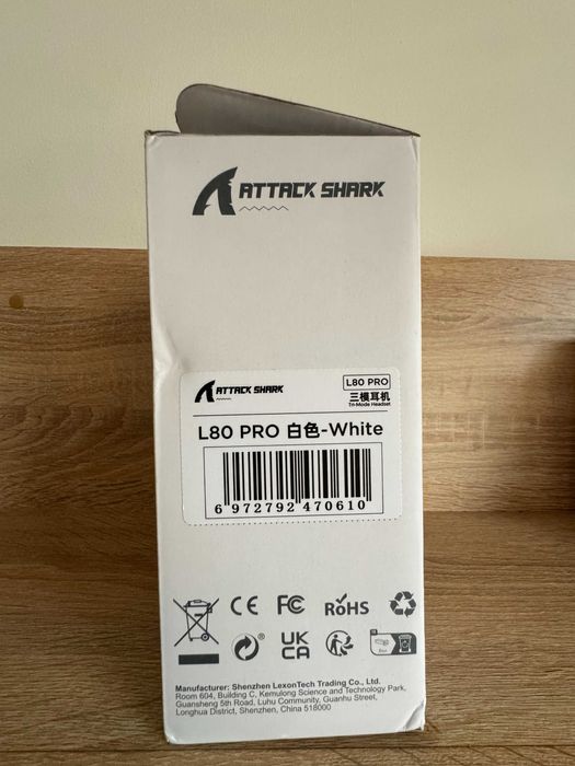 Attack Shark L80 PRO White