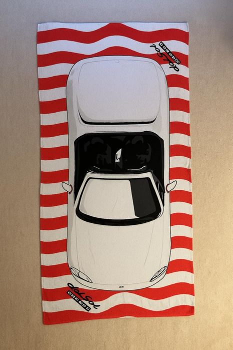 Toalha de praia personalizaveis Honda del Sol/ S2000/ Mazda Mx5 Miata