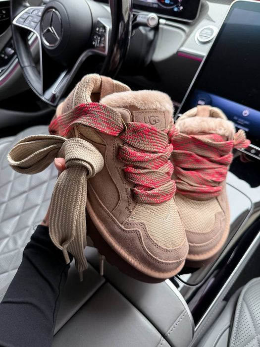 UGG LOWMEL Sneakers Brown/Red