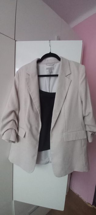 Marynarka damska żakiet H&M bez zapięcia rozm L