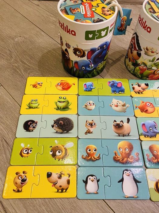 Puzzlika пазлы 1+ пазлы мама малыш пазлы кто где живёт пазлы малышам