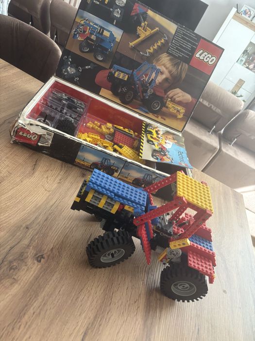 Lego Technic lata 80/90 1981 model 8859 traktor vintage retro PRL
