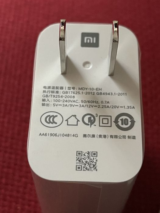 Carregador xiaomi wireless 20w