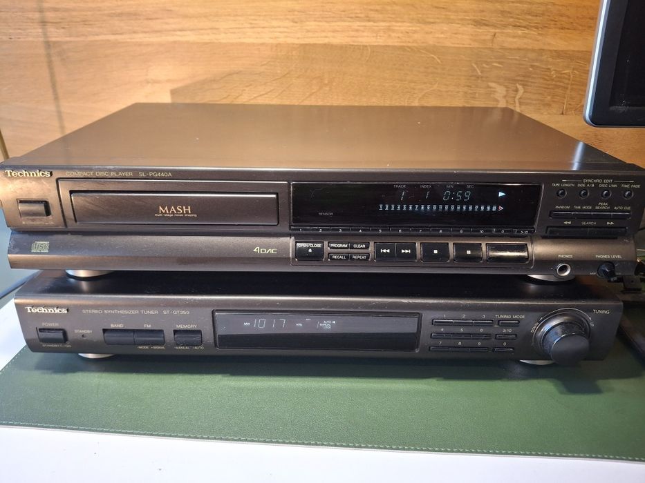 Technics SL-PG440A, ST-GT350 (odtwarzacz CD, tuner radio)
