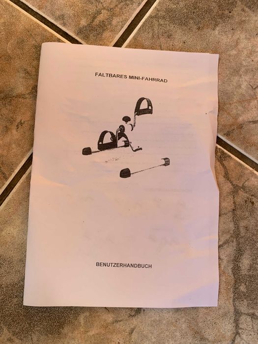 NOWY rotor rowerek do ćwiczeń rehabilitacji mini rower 2w1