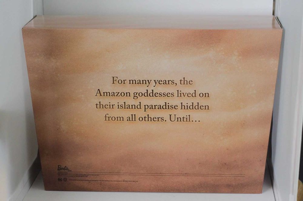Коробка диорама Wonder Woman Барби Чудо Женщина Райский остров