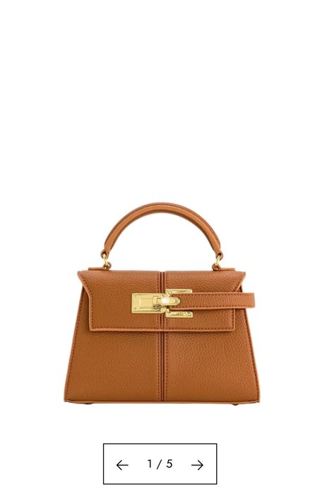 Сумка JW PEI Elise Top Handle Bag Brown