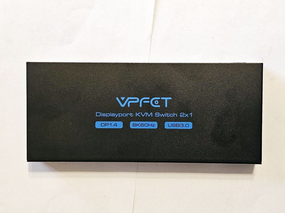 Свіч Display port KVM 2×1 VPFET VP-SW204