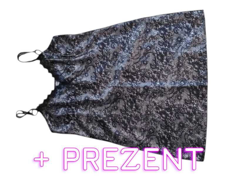 francuska koszulka sukienka nocna bieliźniana wieczorowa + PREZENT