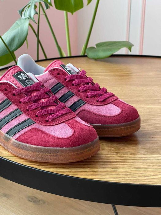 ЗНИЖКА! 36(22,5 см) Adidas Gazelle Pink рожеві адідас газелі гучі кеди