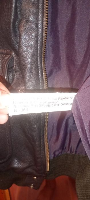 Кожна куртка пілот xl