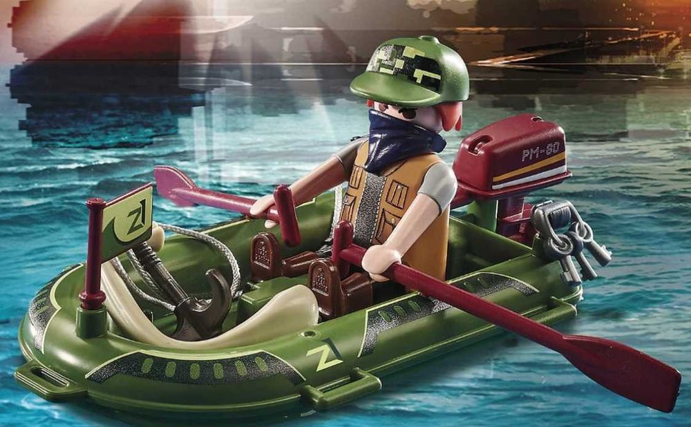 Playmobil Policyjny samolot wodny: Pościg za przemytnikiem 70779