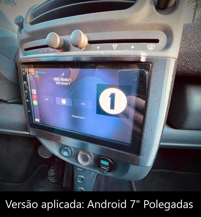 (NOVO) Rádio 2DIN 7" • SMART ForTwo (450) • Android GPS 4+64GB