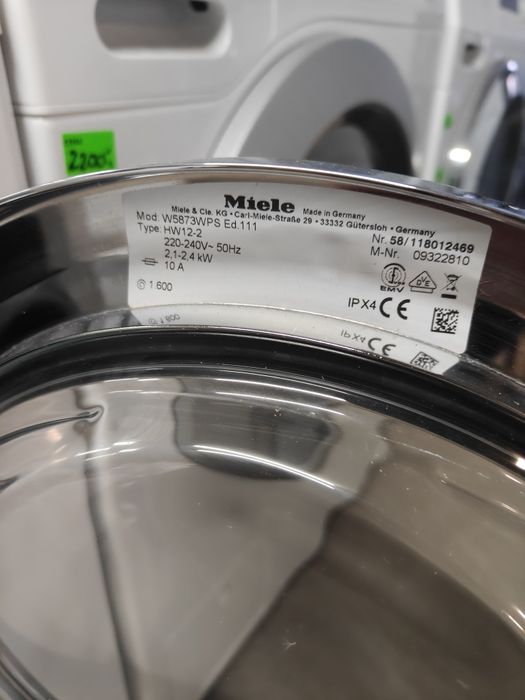 Pralka miele W5873 8kg 1600obr. Super stan gwarancja dowóz zobacz !