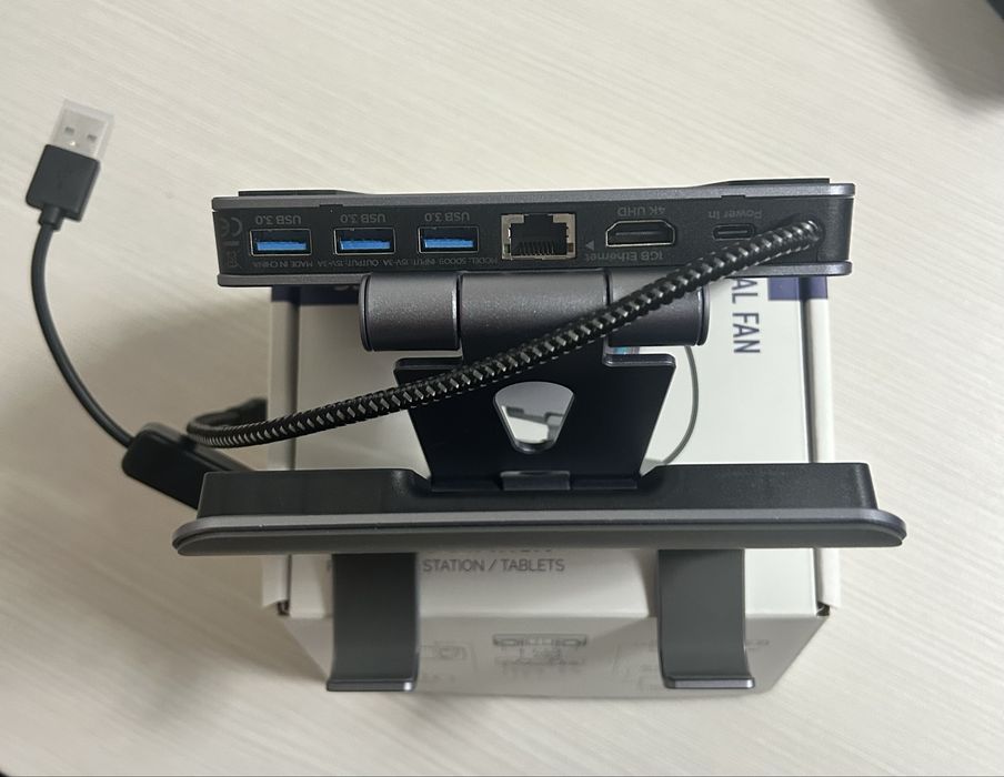 Stacja dokujaca SD 009, dwa wentylatory