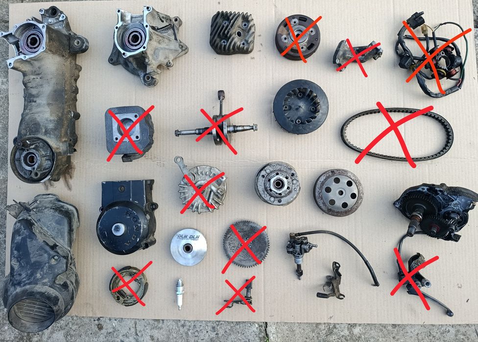 Разбор Honda Tact AF24