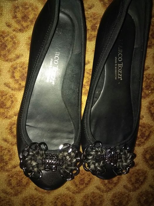 Кожаные балетки