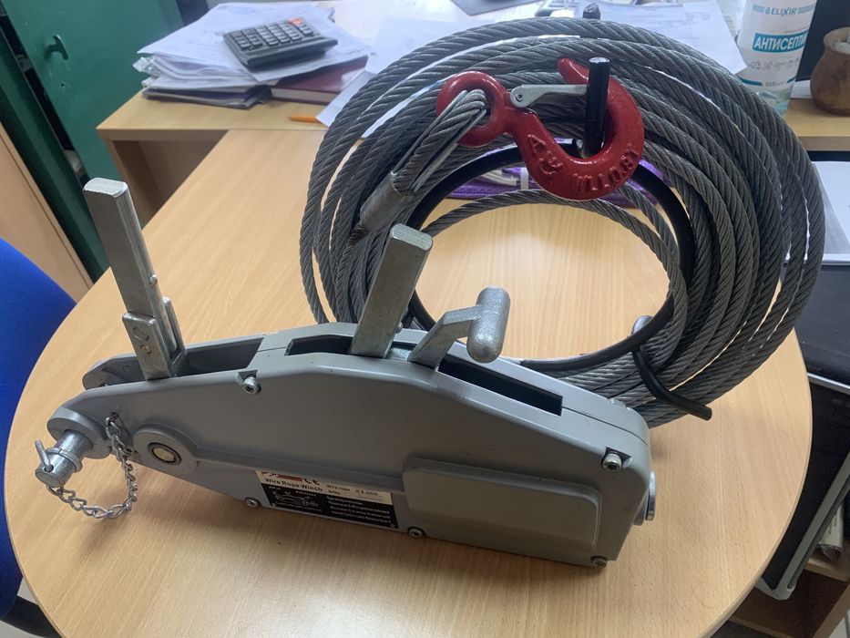 Лебедки МТМ Лебідка тросова Джип Буксир Бездоріжжя  (Жабка)