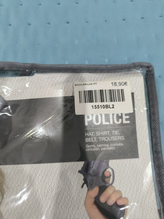 Disfarce Polícia Carnaval Festas Temáticas