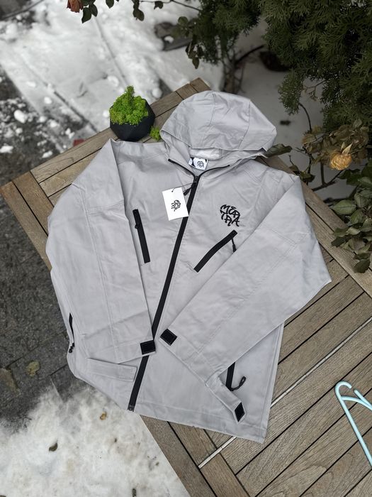 Вітрівка Mertra GORE-Tex сіра чоловіча ветровка Мертра мужская серая