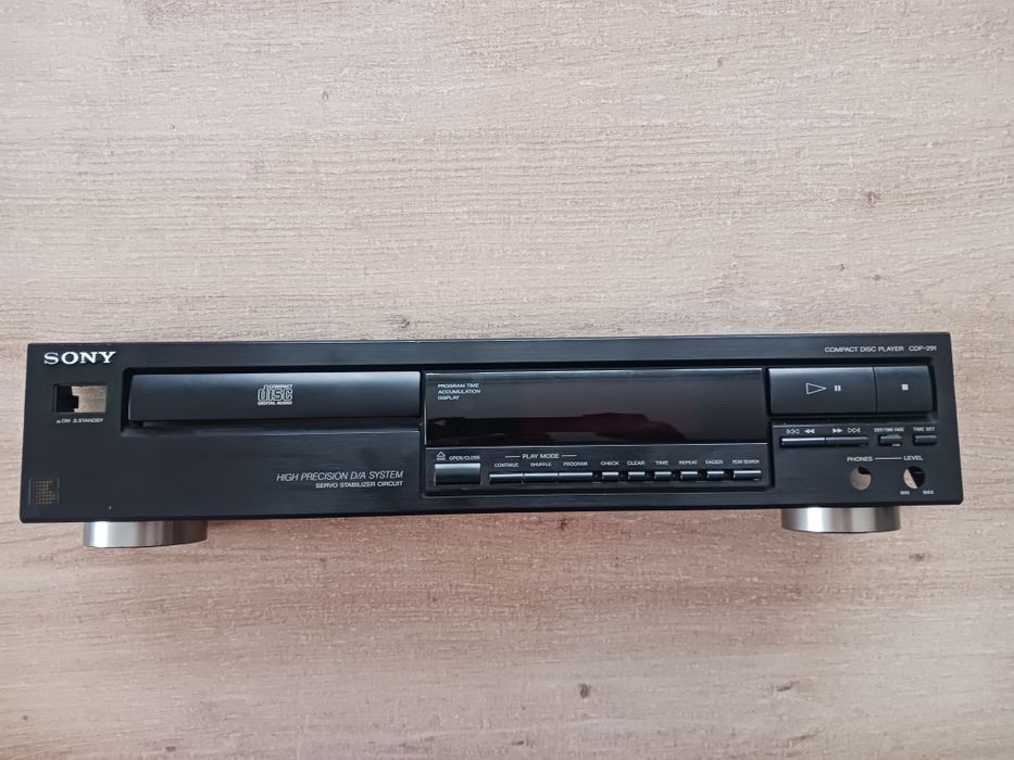 Odtwarzacz CD Sony CDP-291 panel przedni