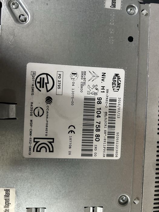 Radio completo peugeot 308