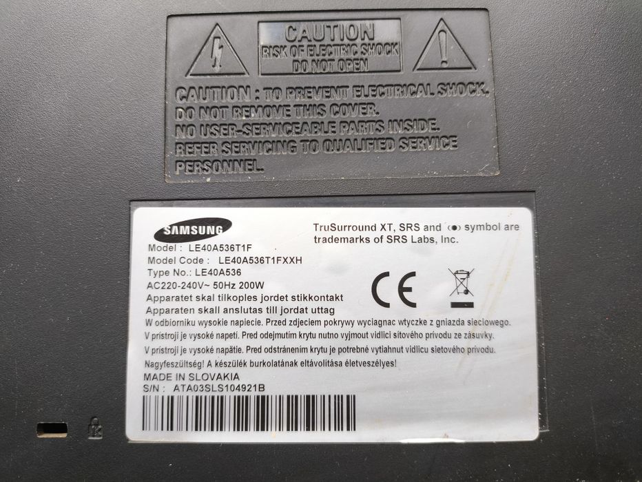 Telewizor Samsung 40" LE40A536T1F