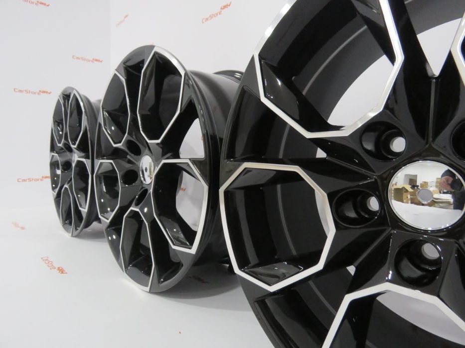 Jante Look Skoda RS 19X8.5 5x112 ET40 57.1 Preto Brilhante