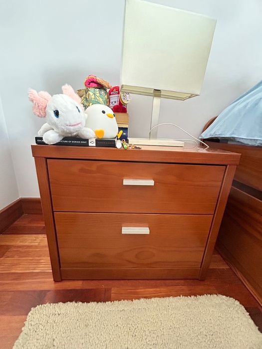 Quarto individual Ancora em pinho mel