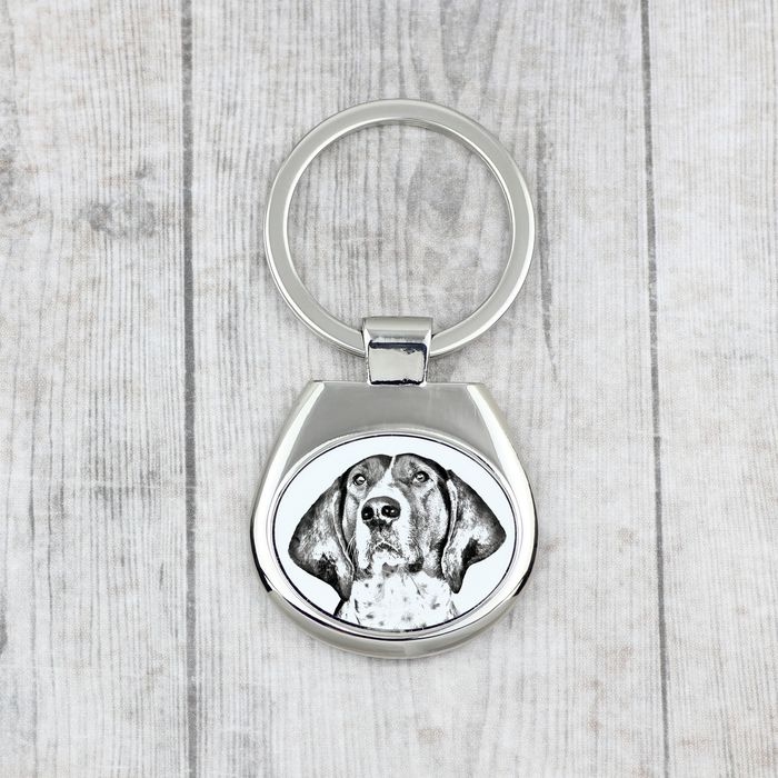 Treeing Walker Coonhound brelok ze zdjęciem psa Art-Dog
