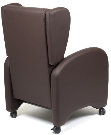 Cadeirão Relax Manual Geriátrico Revestido pele sintética lavável Novo