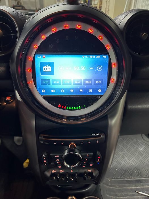 Rádio Mini R55 R56 R60 Android 14 com GPS