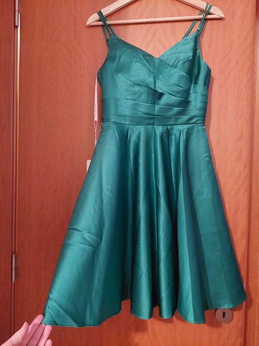 Vestido de festa verde
